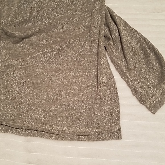 SOLD Three Dots Shimmering long sleeve - Picture 4 of 4